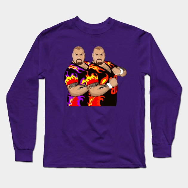 BAM BAM BIGELOW Long Sleeve T-Shirt by speciezasvisuals